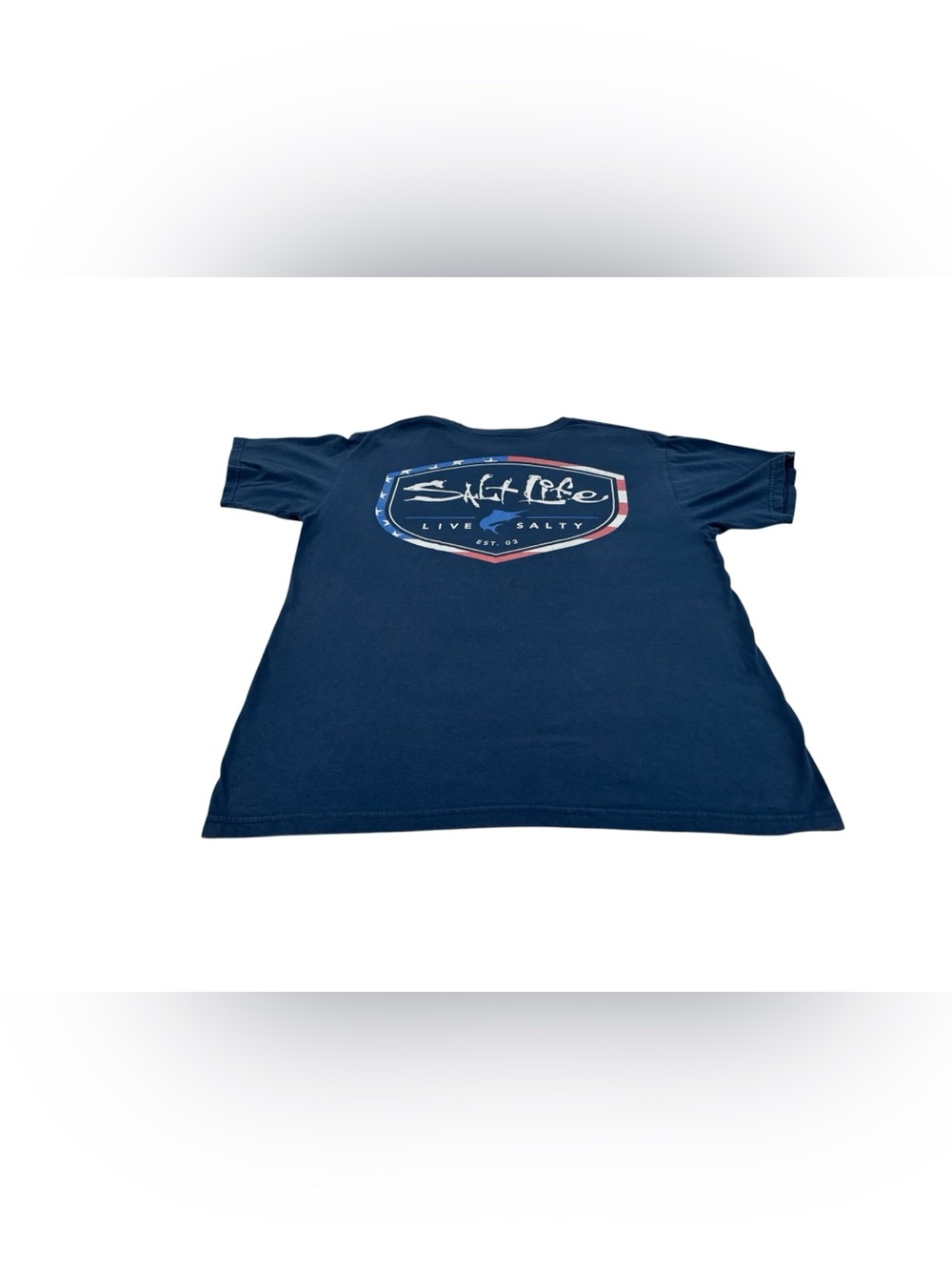 Salt Life Mens Medium Navy Graphic Tee